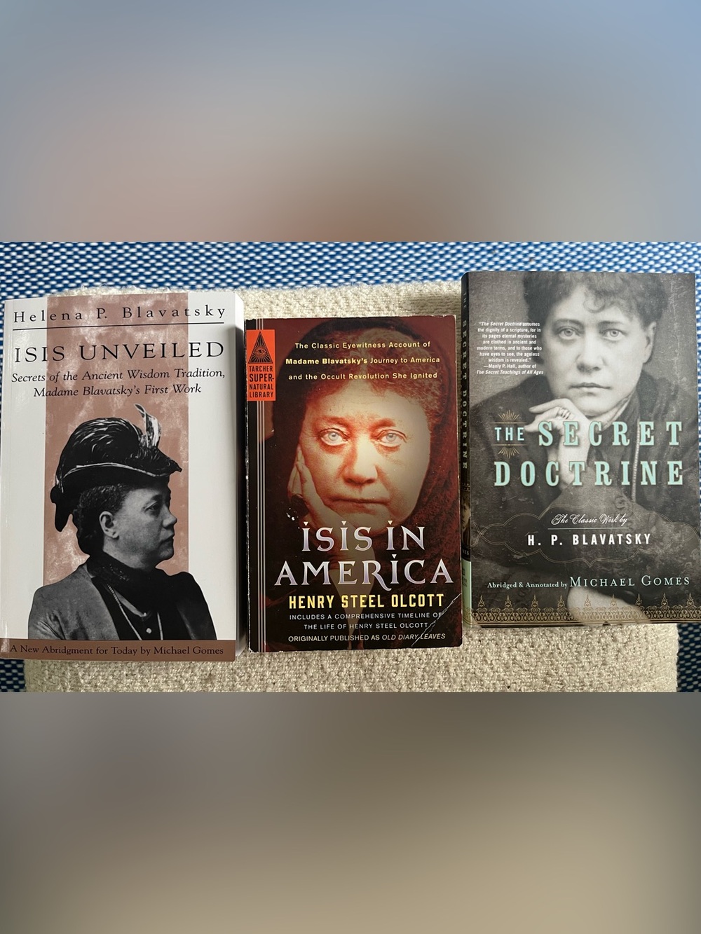 Blavatsky books written by and about Blavatsky and Henry Steel Olcott